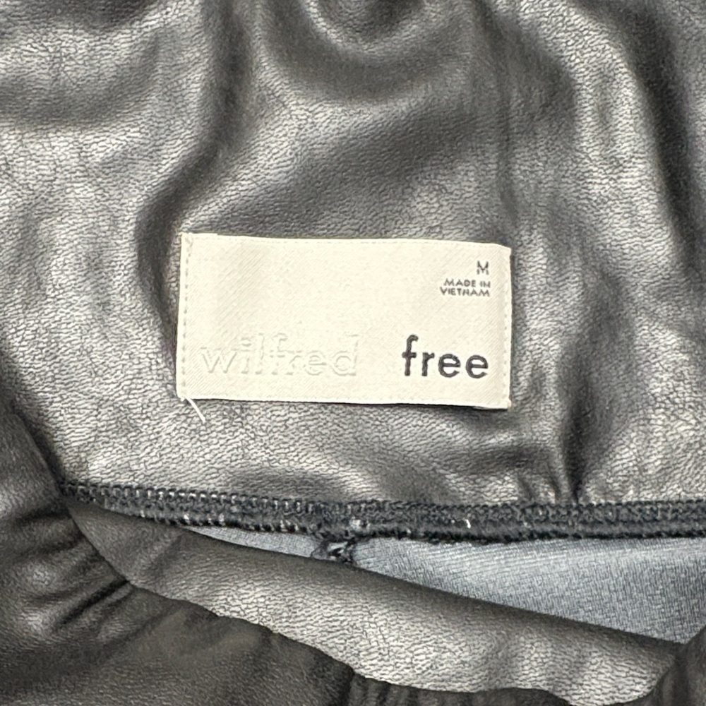 Wilfred Free Black Faux Leather Leggings - Picture 6 of 7